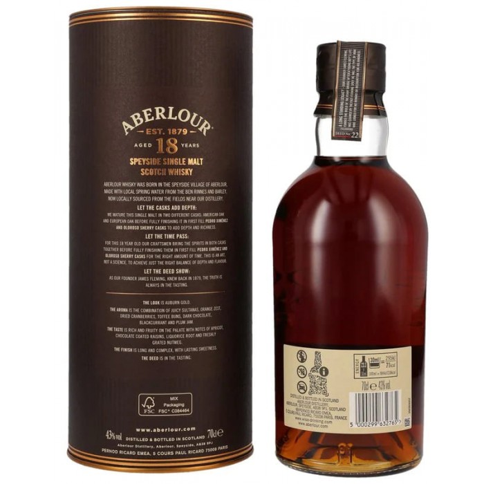 Купить виски Aberlour 18 лет в Украине и Киеве, лучшая цена – Alcotrend